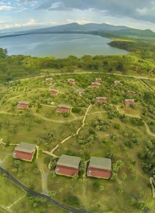 Lake Naivasha Kongoni aerial